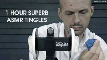 1 Hour Superb ASMR 3Dio Binaural Tingles Making for Sleep (No Talking)