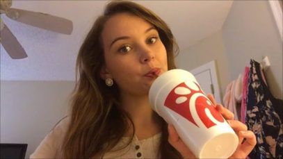 50K Subscribers! ASMR Eating Chick-fil-a Celebration