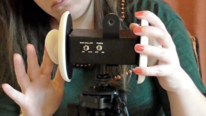 ASMR 3Dio Ears Massage Rubbing Cupping No Talking Pure Binaural