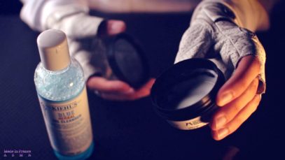 [ASMR Binaural] Blending Kiehl’s Products – No Talking