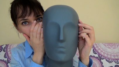 ASMR Binaural Scratching Your Head & Ear To Ear Polish Whispering