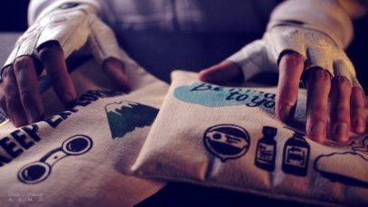 [ASMR Binaural] Soft Burlap Pouch & Many Triggering Items – No Talking