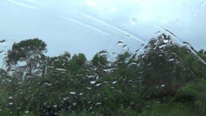 ASMR ear to ear whispering with rain sounds *positive affirmations, shhhing, ear blowing*