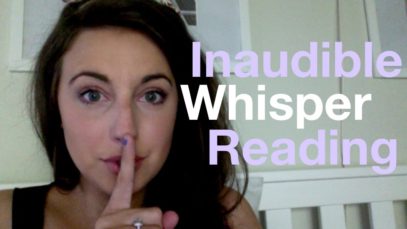 ASMR Inaudible Whispering