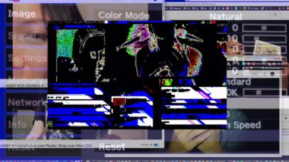 ASMR live video synth test 1