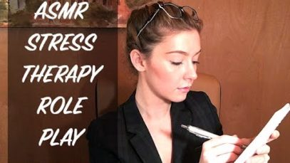ASMR Therapist Whispered Role Play | Time to De-Stress!