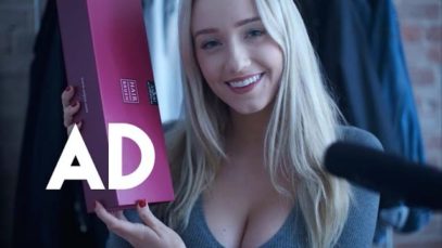 ASMR Unboxing/Review Anjou Hair Straightening Brush ad | GwenGwiz