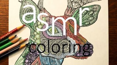 ASMR (Whispering) Coloring with Pencils, Rambling, Horse Experiences