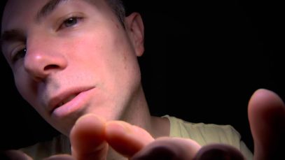 ASMR Whispering Ear to Ear Hand Movements & Touching
