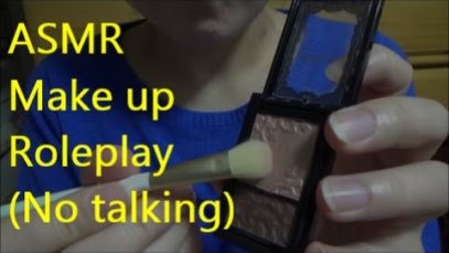 【ASMR/Binaural】Makeup Roleplay #2 (No talking)