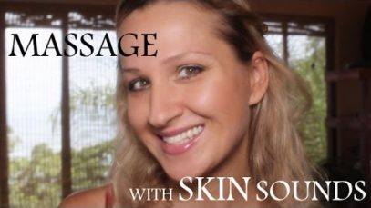 BEST STRESS management! Binaural ASMR MASSAGE roleplay with skin sounds