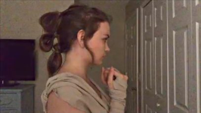 Star Wars: The Force Awakens ASMR REY Hair & Makeup Tutorial