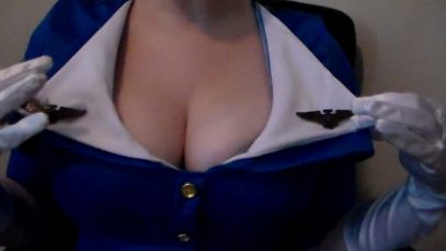 ASMR: ‘Boobs on a Plane’–An Air Hostess Roleplay