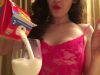 ASMR Eating Pb&j and Ice Cream Sandwich | Sexy Lady