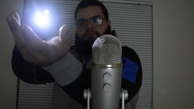 ASMR exploring triggers with flashlight (tapping, visual, no talking)