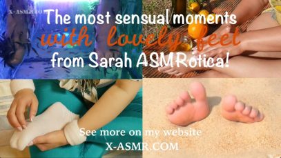 ASMR The most SENSUAL moments with lovely FEET from Sarah ASMRotica