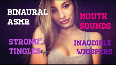 ASMR Unintelligible Gibberish & Mouth Sounds | BINAURAL CLOSE UP