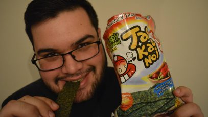 [NO TALKING] ASMR Eating Crispy Seaweed (mouth sounds, crunchy)