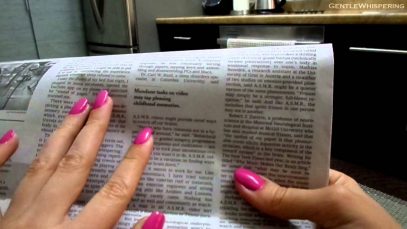 *Whisper* NY Times newspaper article reading