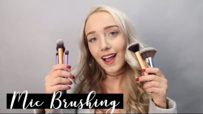 ASMR Binaural Microphone Brushing 3dio | GwenGwiz