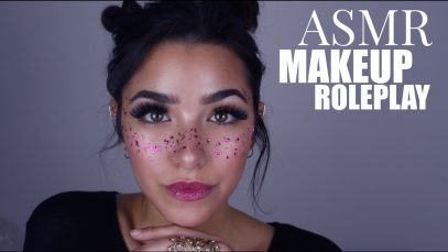 ASMR Doing Your Makeup (Personal attention, Cottons, Cream sounds, Face Brushing, Face Touching…)