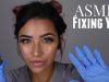 ASMR Fixing You Whispered Roleplay (Gloves sounds, Face Brushing, Scratching sounds and +)