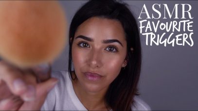 ASMR Lily Whispers ASMR’s Favorite Triggers (Mouth sounds, face brushing, hair brushing, lids…+)