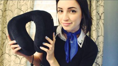 [ASMR] First Class Passenger – Flight Attendant Roleplay