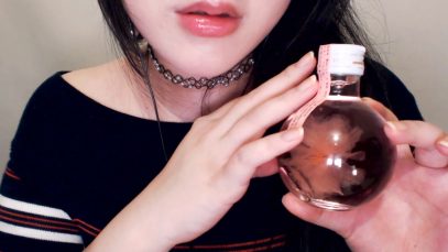 ASMR Cherry Blossoms Alcohol Sound & Tapping?술병이 뽀로로롱