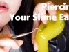 ASMR Intense! Piercing Your SLIME EARS! ? 젤리 귀 뚫기