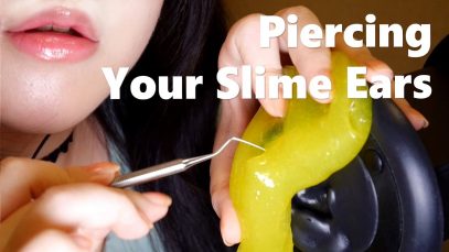 ASMR Intense! Piercing Your SLIME EARS! ? 젤리 귀 뚫기