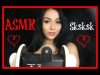 ASMR ♥︎  Sksksk, Makeup brushing, and Latex Gloves (No Talking)Version 2017