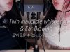 ASMR Twin Inaudible whisper & Ear Blowing ?알아들을 수 없는 속삭임과 귓바람