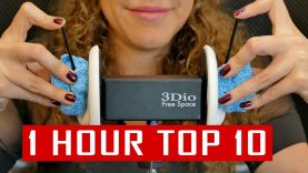 1 Hour Top 10 ASMR Triggers For Sleep & Relaxation Binaural Ear to Ear