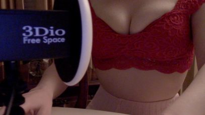 ASMR 3Dio Test (Ear Eating, Kissing) Mouth Sounds