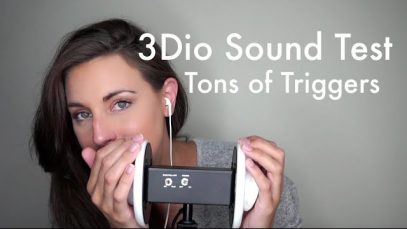 ASMR 3Dio Test – Ear to Ear, Case Tapping, Mouth Sounds, Unintelligible Whispering, MORE