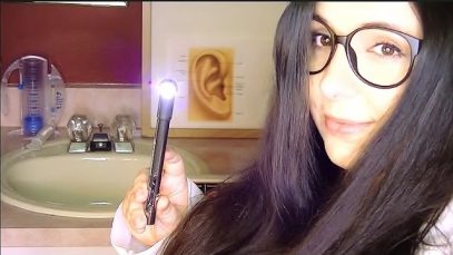 ASMR Binaural Ear Examination Role Play: Doctor Feather will see you now!