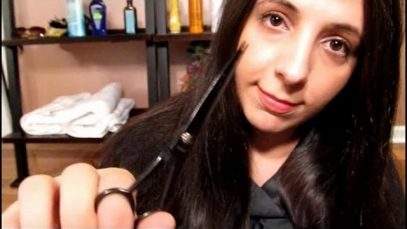 ASMR Binaural Haircut Role Play for Relaxation