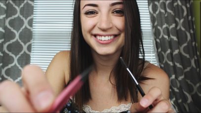 [ASMR] Doing Your Eyebrows – Personal Attention (Whispered)