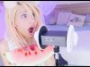ASMR Ear Slurping Mouth Sounds // Eating Watermelon & Gummy Bears