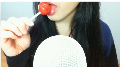★ASMR Ear to Ear★ Blowpop Eating Sounds