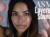 ASMR Intense Relaxation | Layered Sounds & Hands movements (Face touching, Scalp massage, Crinkling)