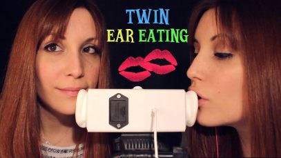 ASMR ☾ Intense Twin Ear Eating ~ Tongue Shaking, Licking, Cupping & Mouth Sounds ~ No talking