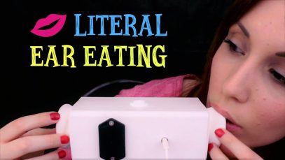 ASMR ☾ Literal Ear Eating Test ~ Noms, Mouth sounds, Licking, Tongue Shaking