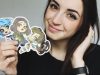 [ASMR] Sticky Sounds | Daisy, Korra, Raven Gibi Stickers ♥ (Whispered)