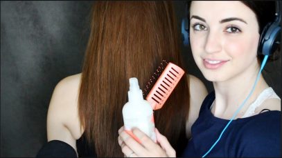 [ASMR] Wet to Dry – Relaxing Hair Brushing, Blowdrying, Straightening