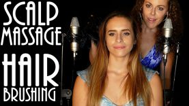 Beautiful Head & Scalp Massage. Hair Brushing, ASMR Whisper