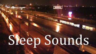 Car’s Driving in the”Rain”at Night  2hrs ASMR