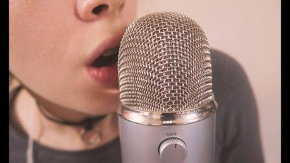 Close Up Mouth Sounds, Ear Eating, Counting, Unintelligible, trigger Words With Lens Brushing – ASMR