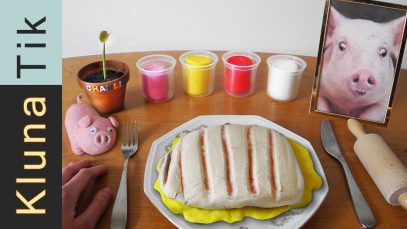 EATING colored CLAY SANDWICH!!  Kluna Tik Dinner #74 | ASMR eating sounds no talk